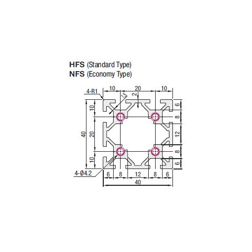 Misumi HFS5-4040-530