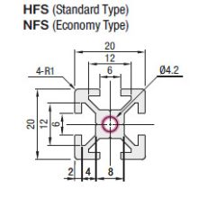 Misumi HFSB5-2020-240