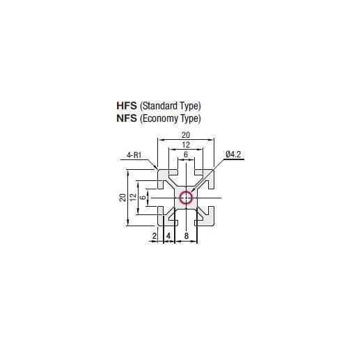 Misumi HFSB5-2020-240
