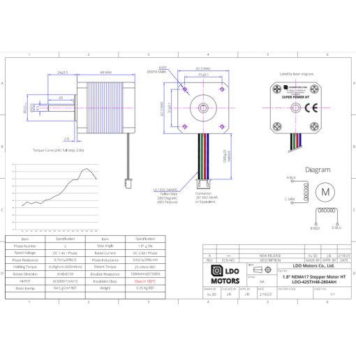LDO-42STH48-2804AH(S55) 1,8° Super Power HT