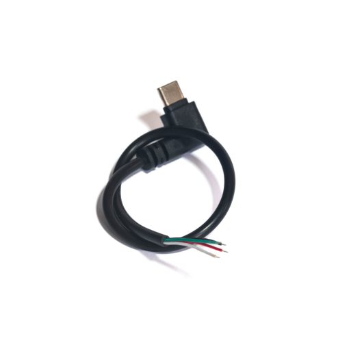 USB-C assembled male 90° cable